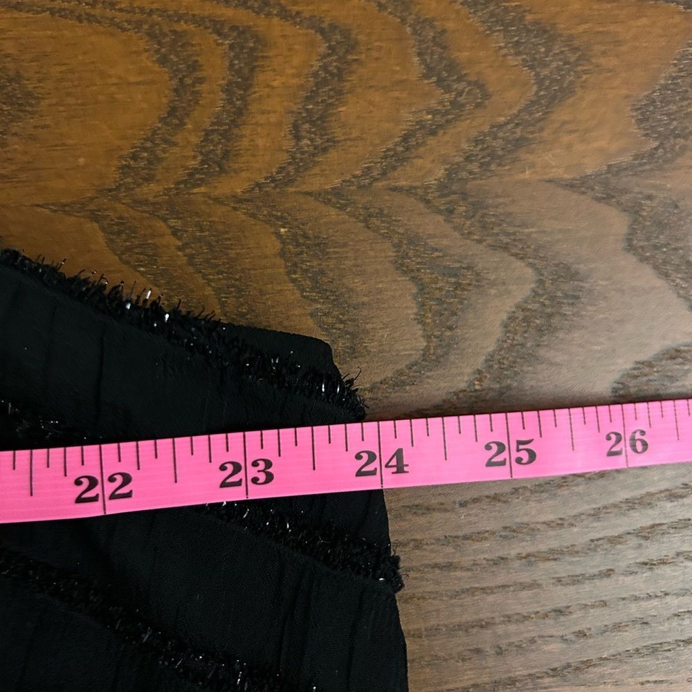 Torrid Black Textured Sparkly Strappy Swing Tank Top Size 2 / 2x - Picture 8 of 8